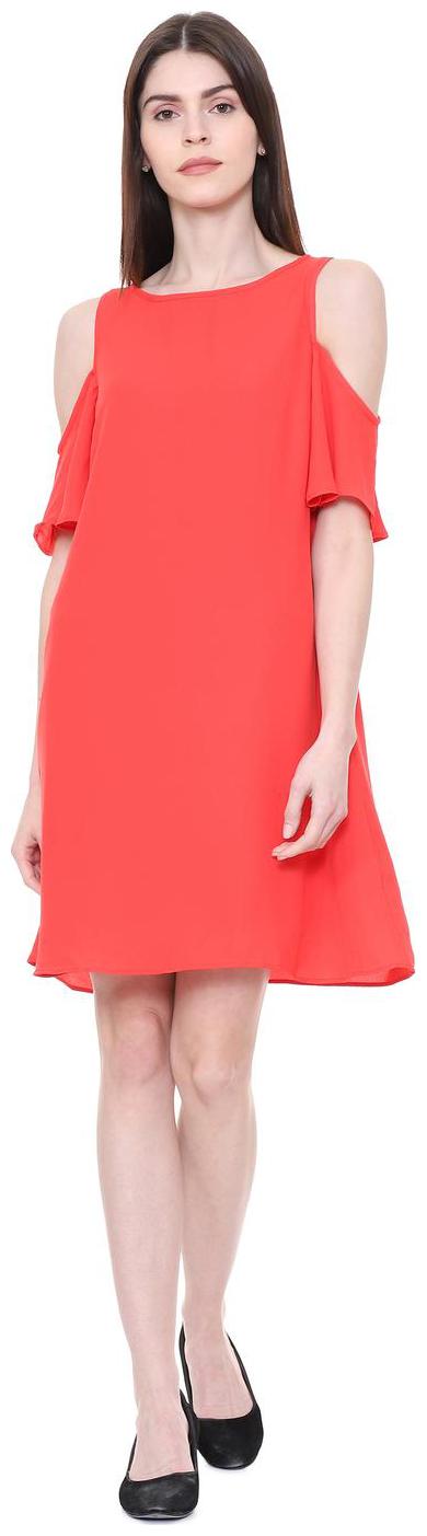 

Allen Solly Red Solid A-line dress