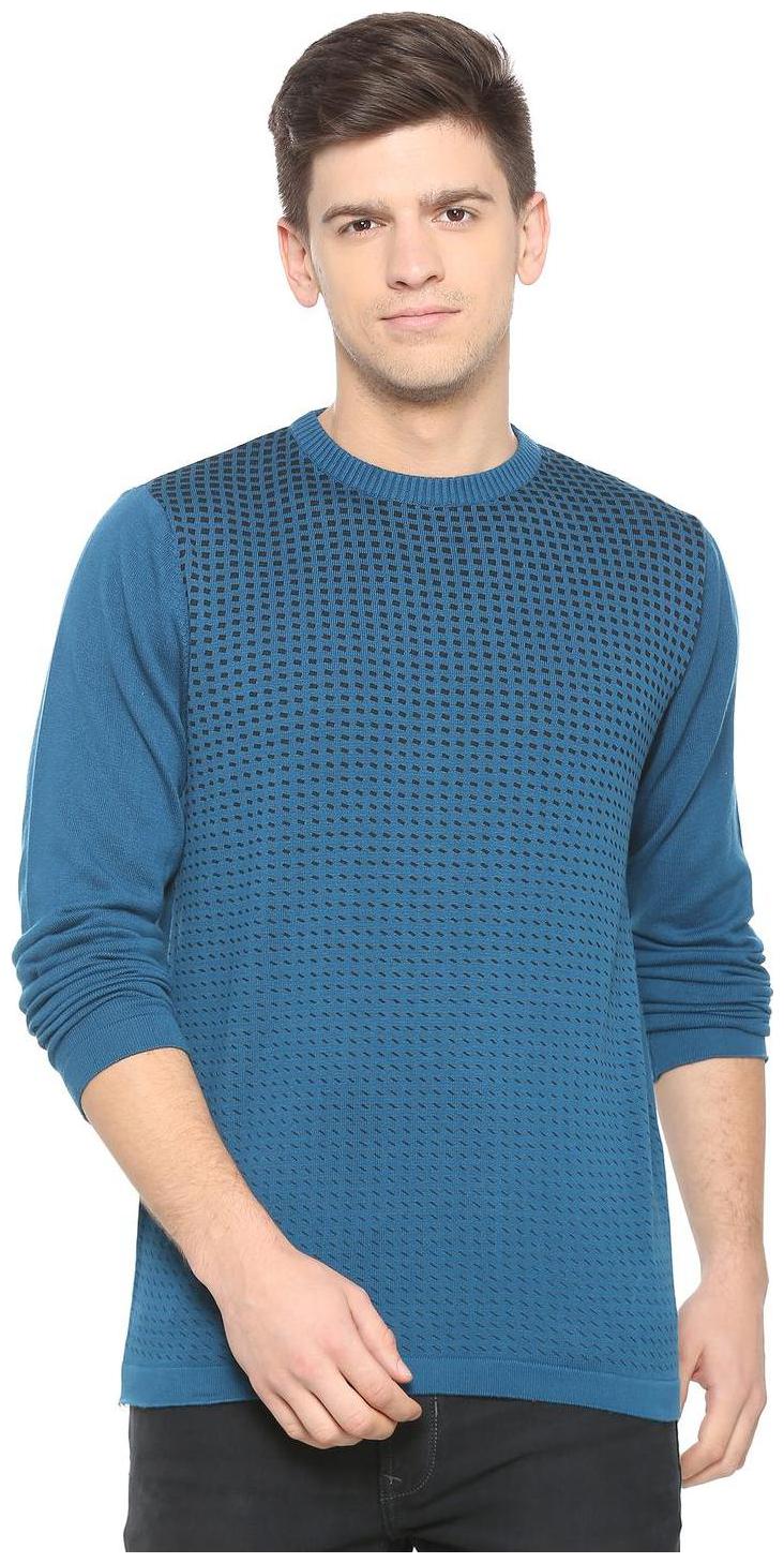 

Allen Solly Men Blue Round neck Pullover