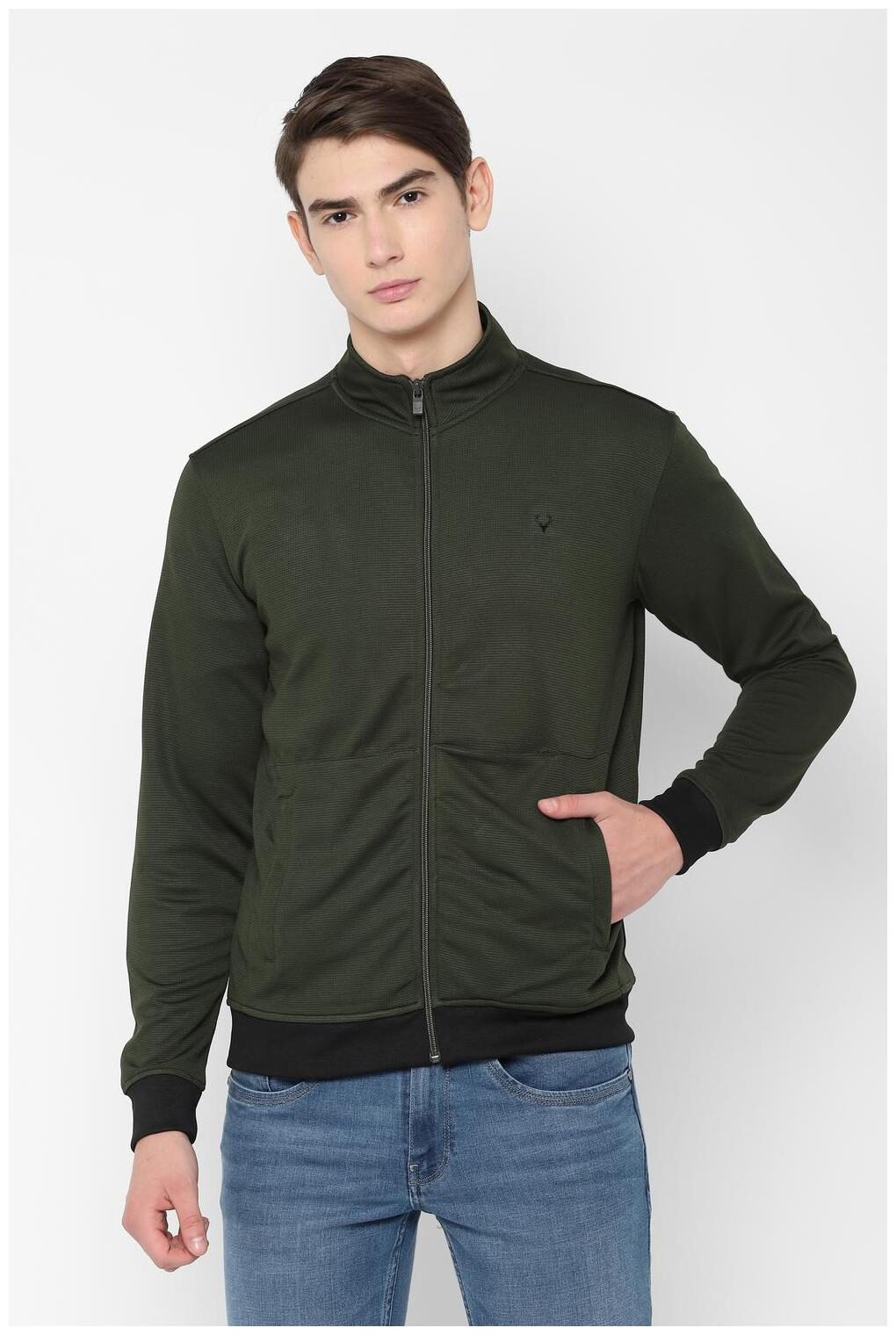 

Allen Solly Men Green Round neck Sweatshirt