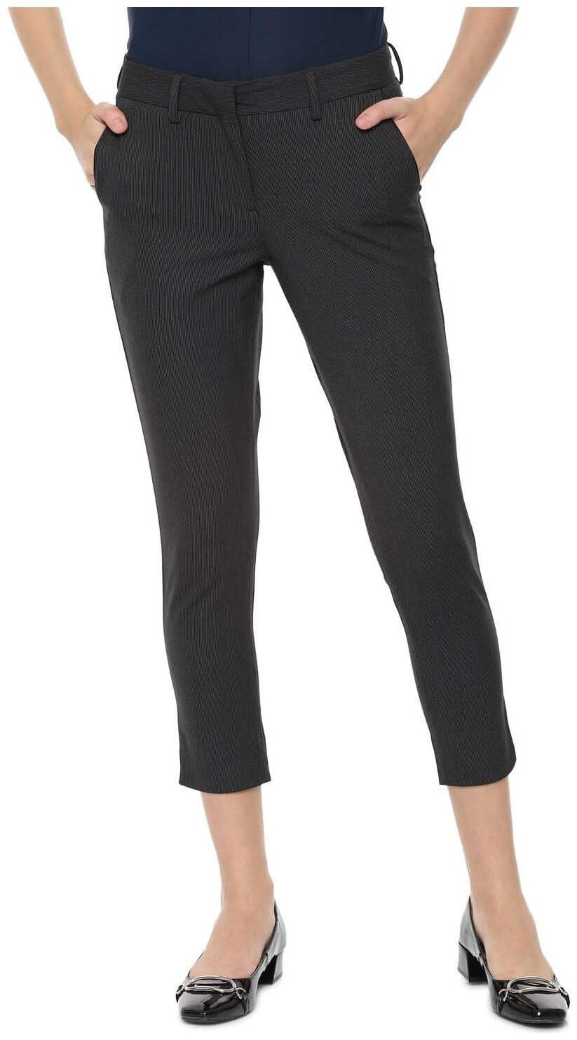 

Allen Solly Women Black Slim fit Regular pants