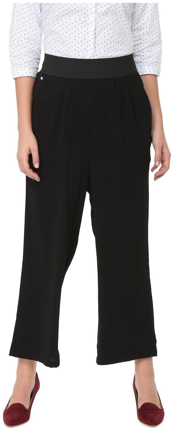 

Allen Solly Women Black Regular fit Regular trousers