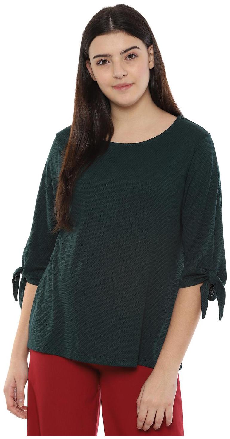 

Allen Solly Women Self design Regular top - Green