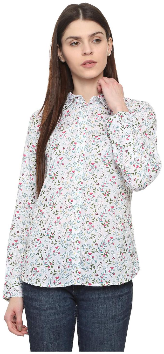 

Allen Solly Women White Printed Regular Fit Shirt