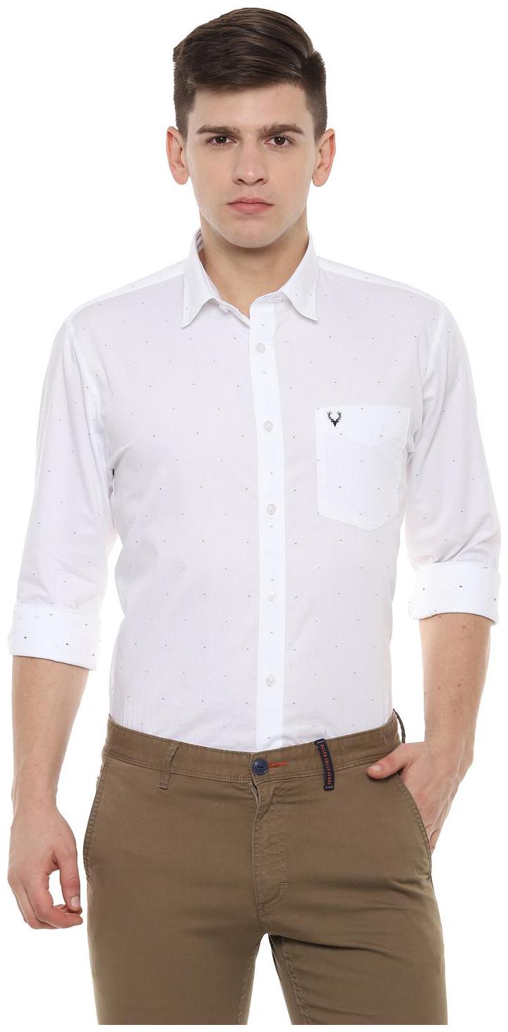 

Allen Solly Men White Printed Slim Fit Casual Shirt