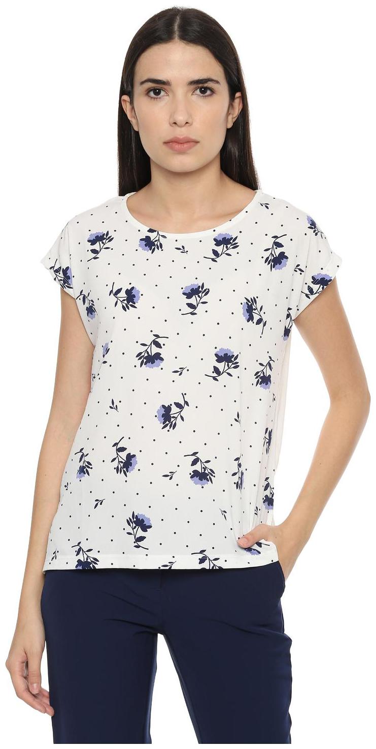 

Allen Solly Women Printed Regular top - White