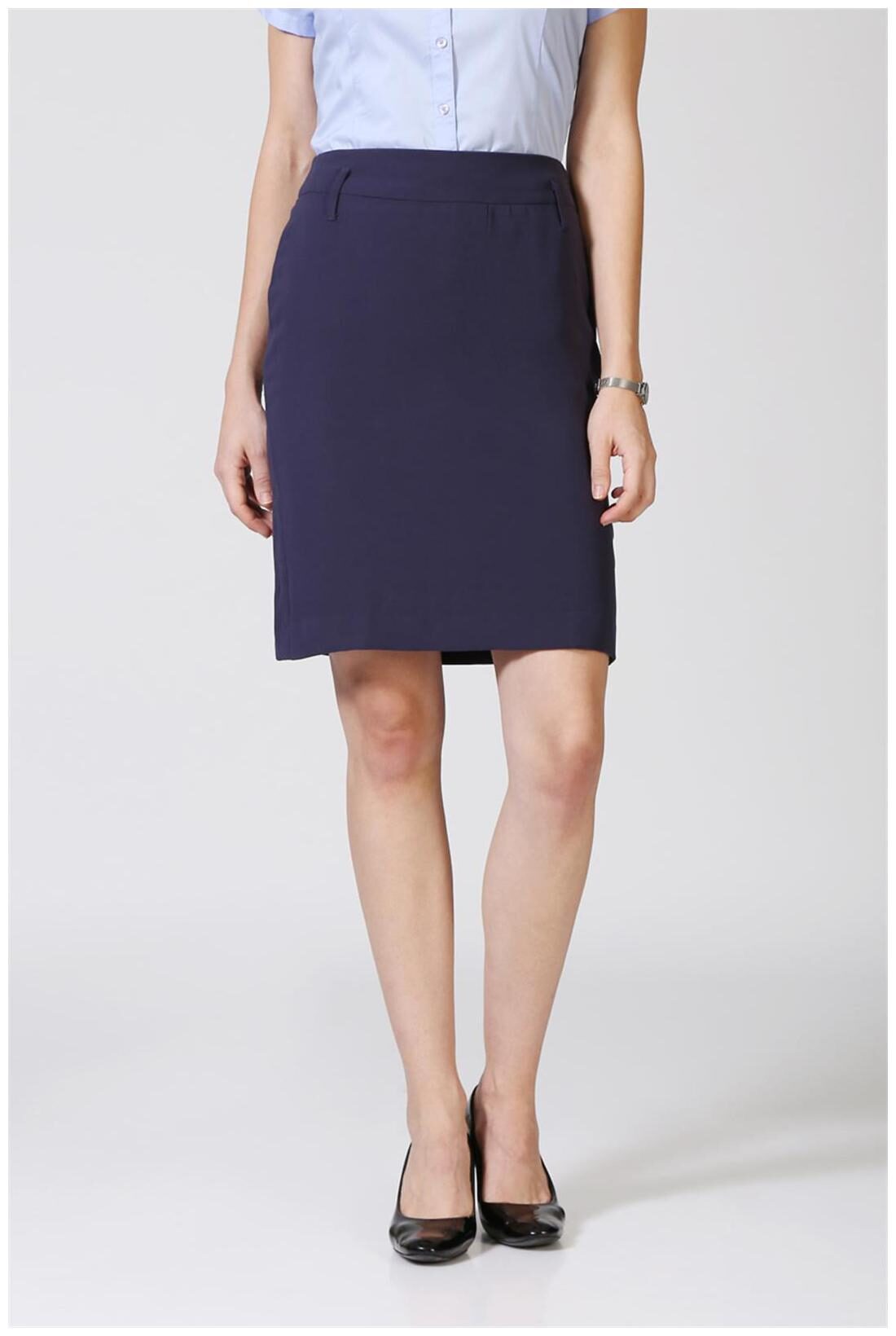 

Allen Solly Blue Skirt