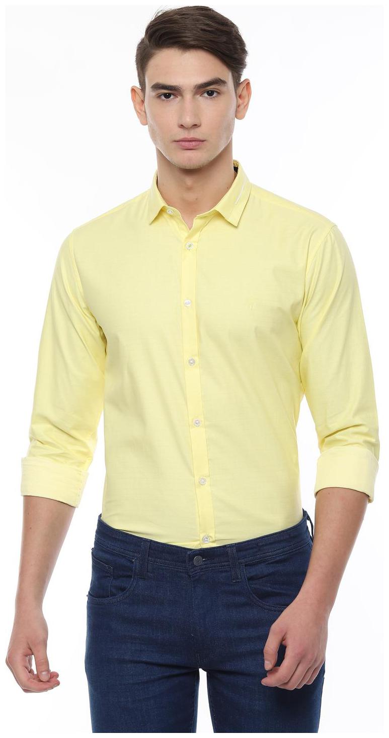

Allen Solly Men Yellow Printed Slim Fit Casual Shirt