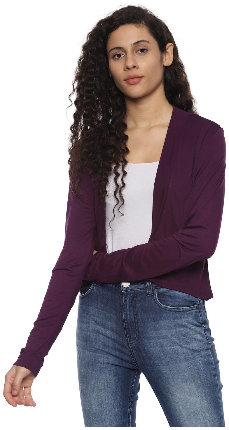 

Allen Solly Women Printed Regular top - Purple