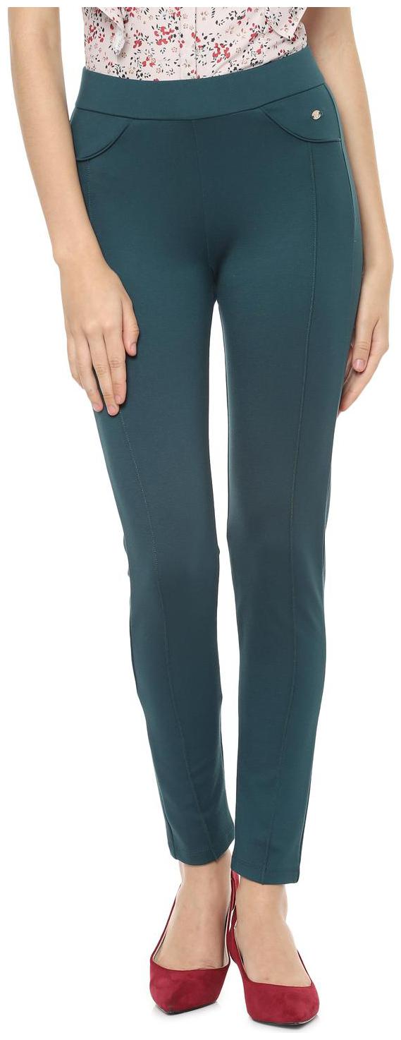

Allen Solly Women Green Regular fit Regular pants