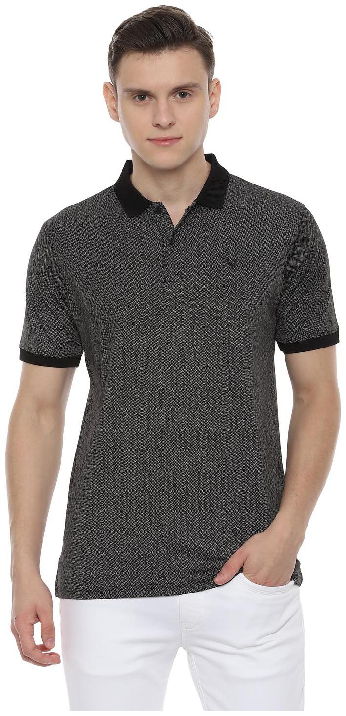 

Allen Solly Men Black Regular fit Cotton Polo collar T-Shirt - Pack Of 1