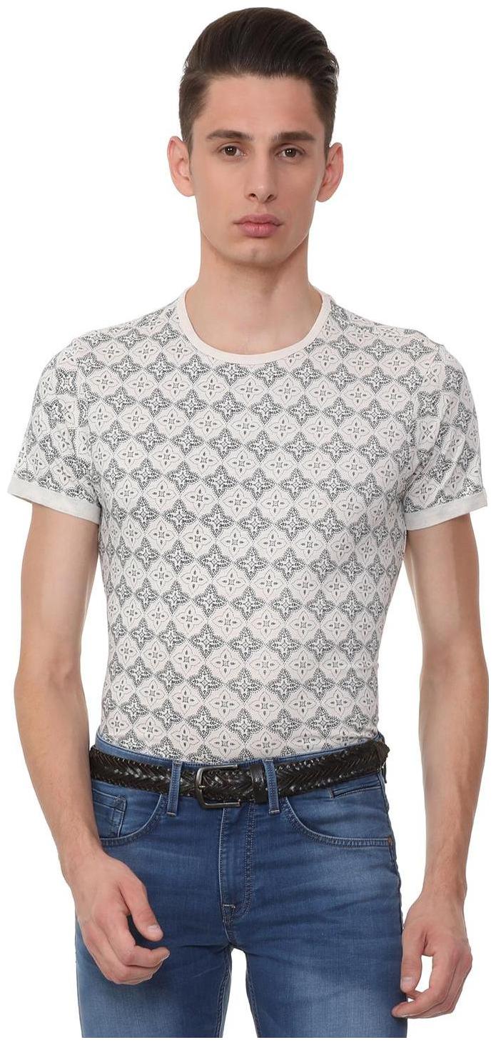 

Allen Solly Men Grey Slim fit Cotton Round neck T-Shirt - Pack Of 1
