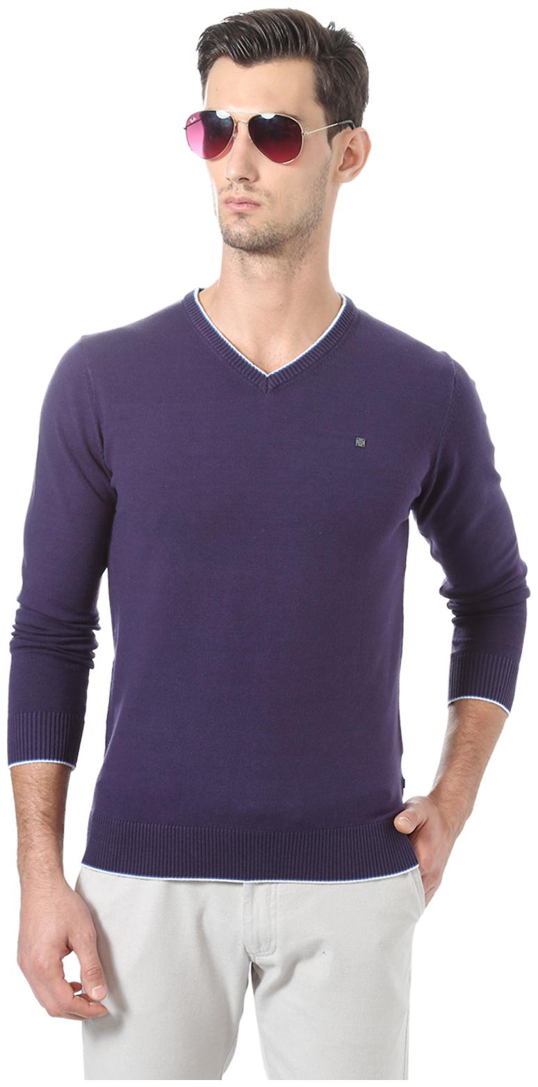 

Allen Solly Blended Regular Purple Sweater