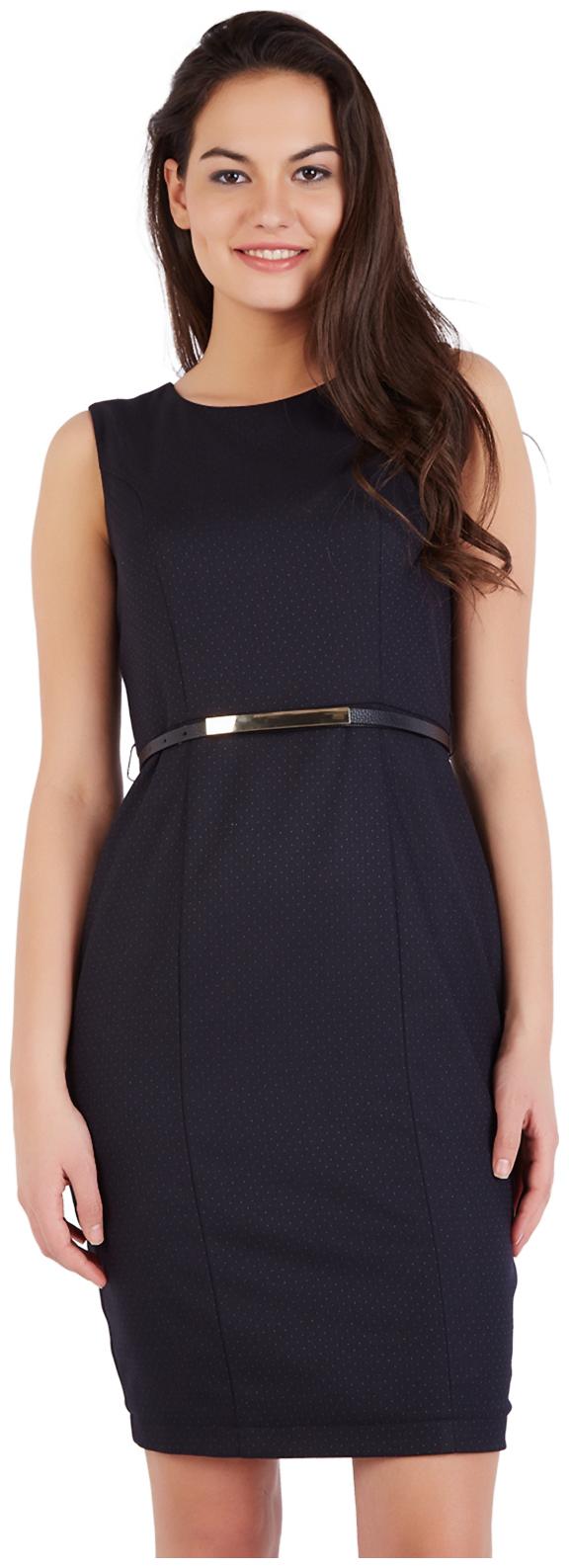 

Allen Solly Blue Solid Bodycon dress