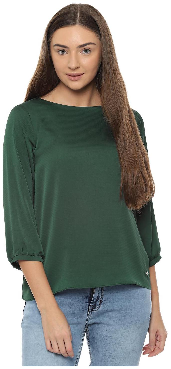 

Allen Solly Women Solid Regular top - Green