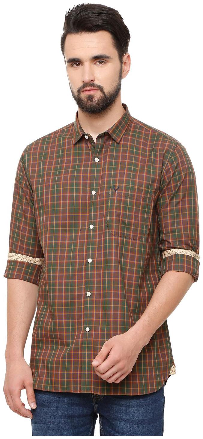 

Allen Solly Men Multi Checked Regular Fit Casual Shirt