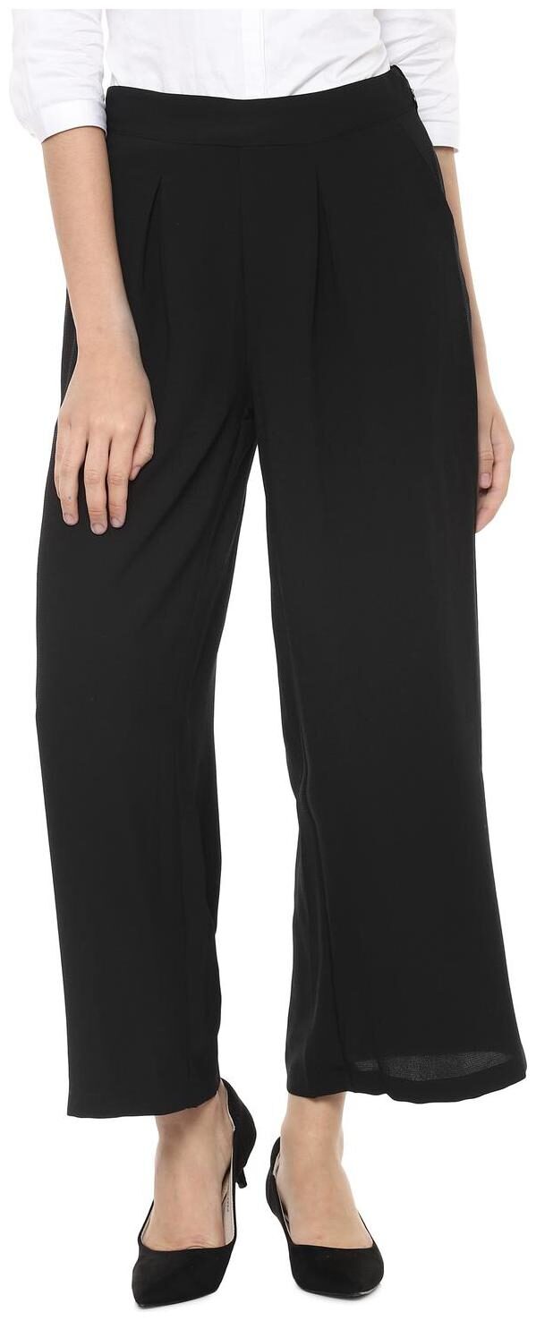 

Allen Solly Women Black Regular fit Regular trousers