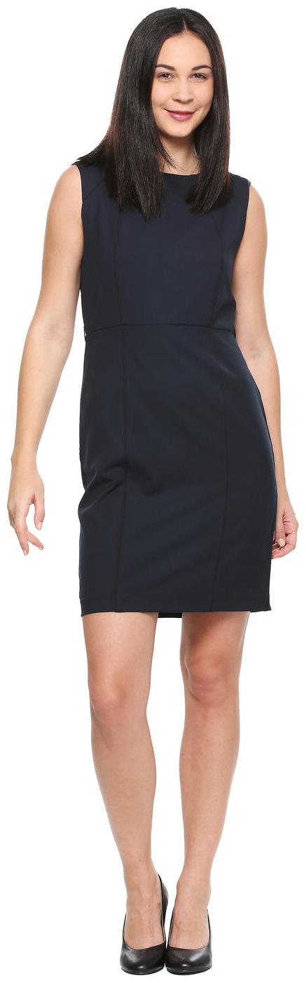 

Allen Solly Black Printed A-line dress