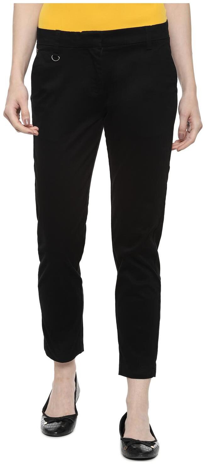

Allen Solly Women Black Regular fit Regular trousers