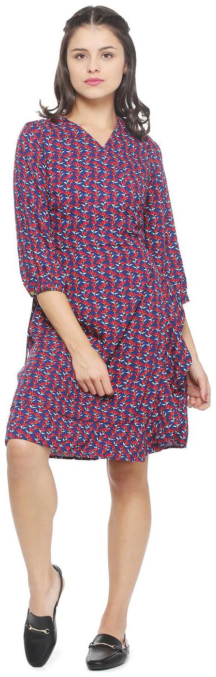 

Allen Solly Pink Printed Sheath dress
