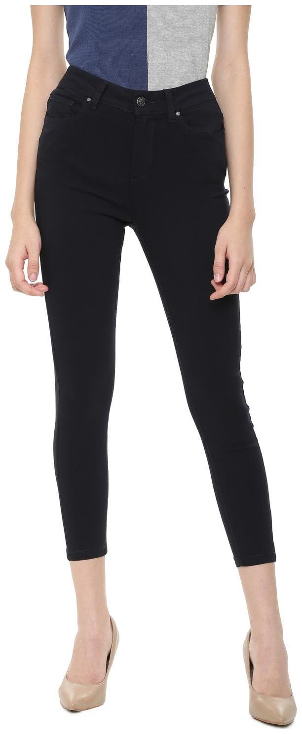 

Allen Solly Women Black Regular fit Regular trousers