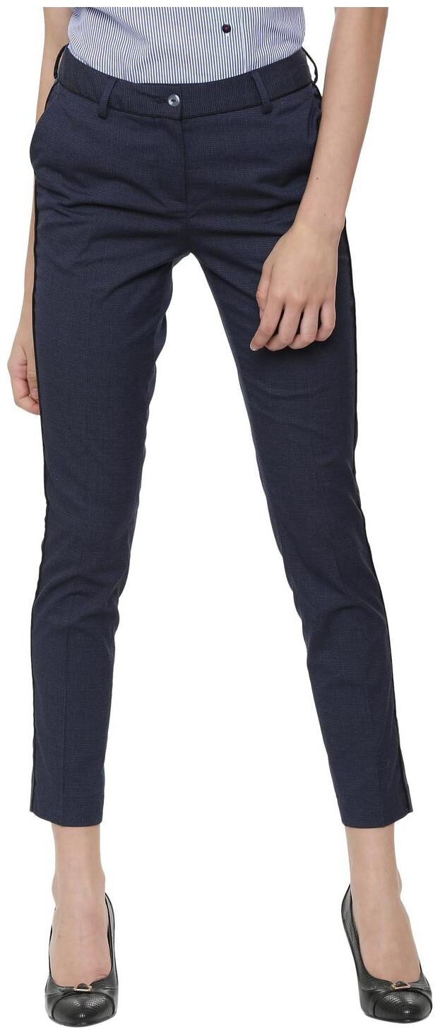 

Allen Solly Women Blue Regular fit Regular trousers