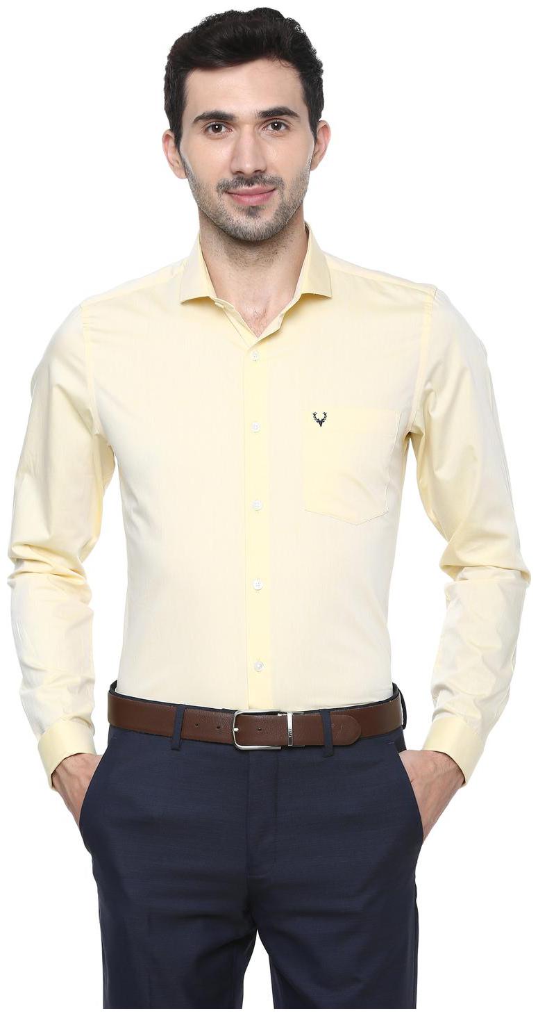 

Allen Solly Men Slim fit Formal Shirt - Yellow