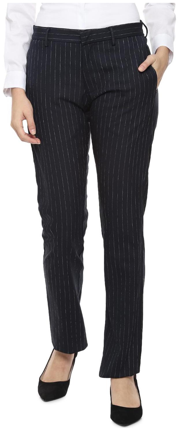 

Allen Solly Women Navy Slim fit Regular trousers