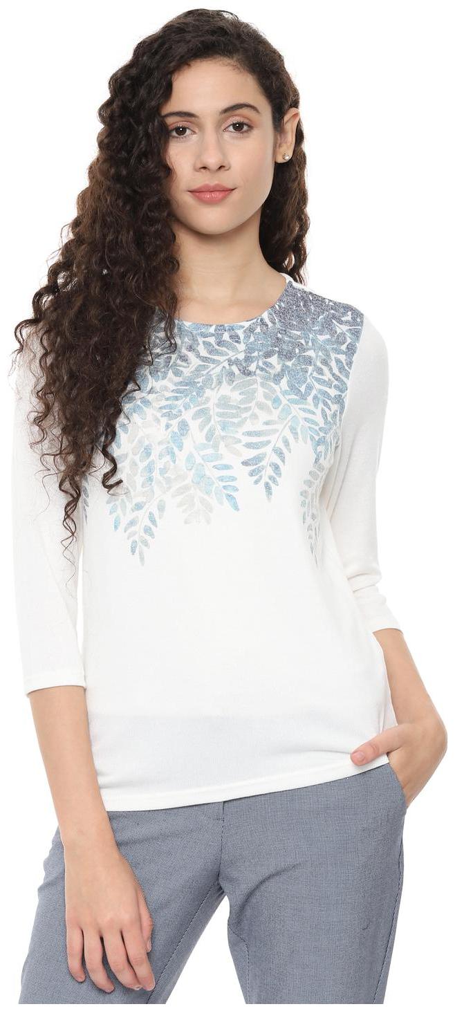 

Allen Solly Women Solid Regular top - White