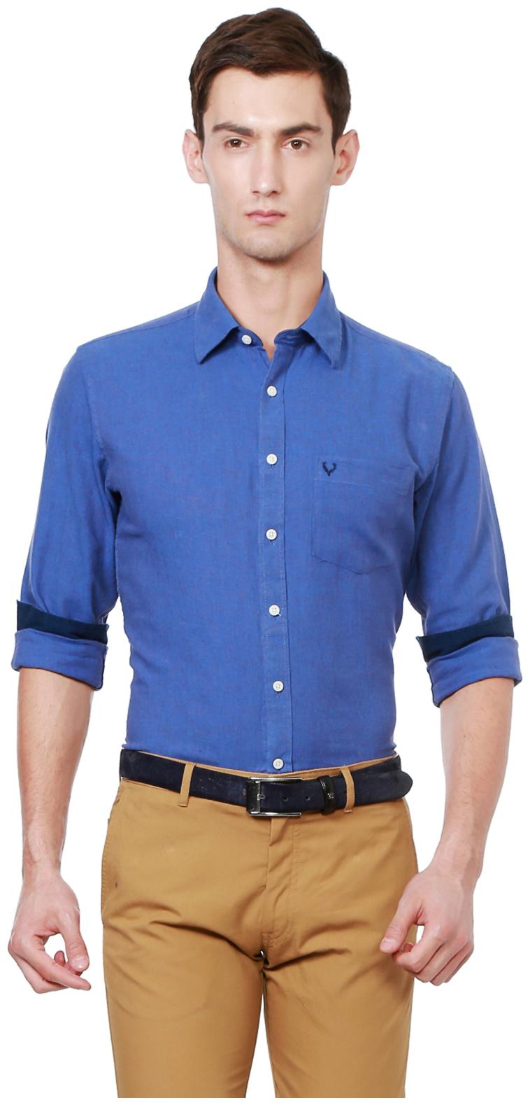 

Allen Solly Men Slim fit Formal Shirt - Blue