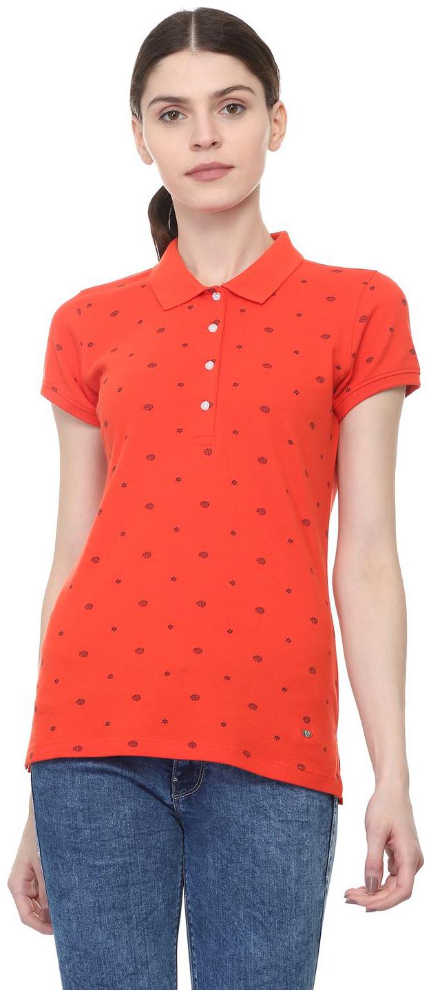 

Allen Solly Women Printed Regular top - Red