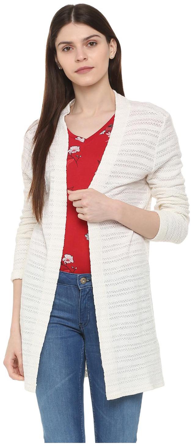 

Allen Solly Women Self design Regular top - White