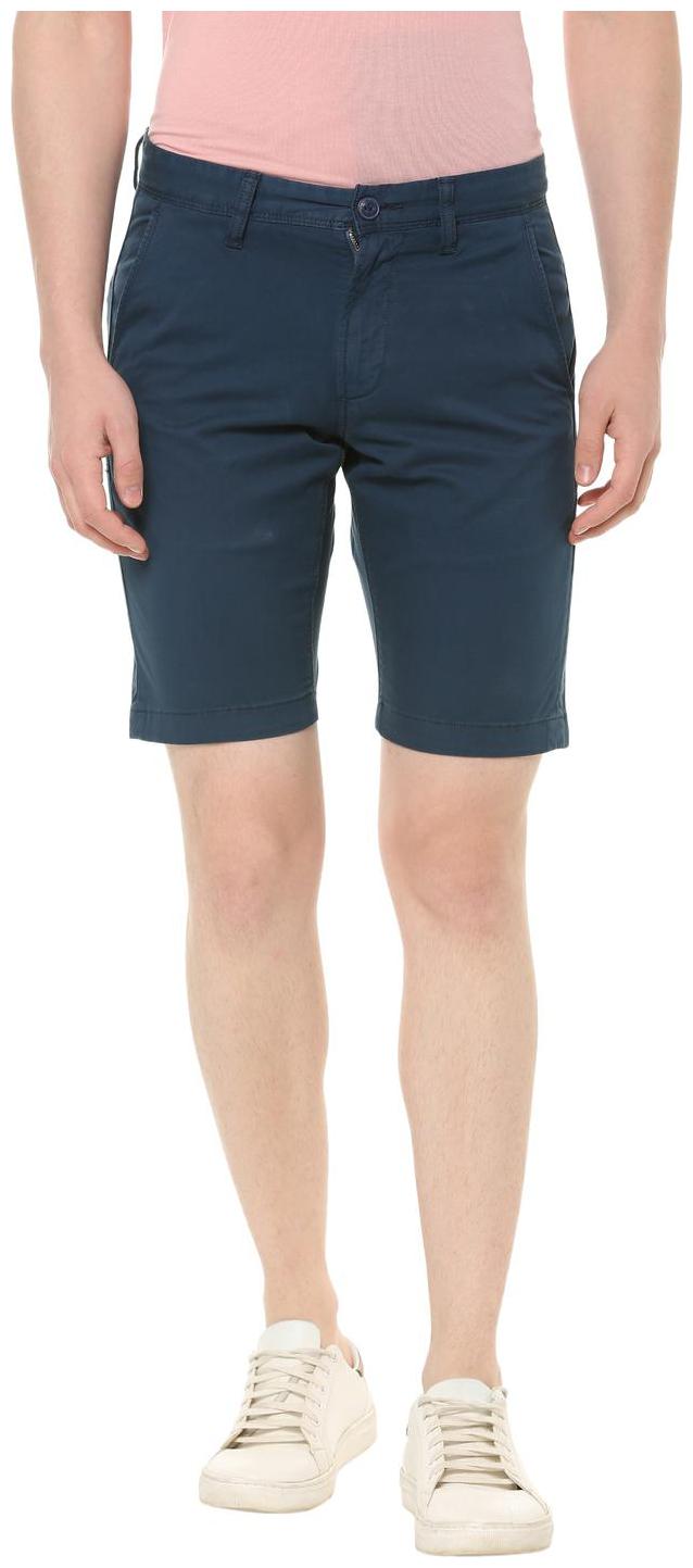 

Allen Solly Men Blue Slim Fit Regular Shorts