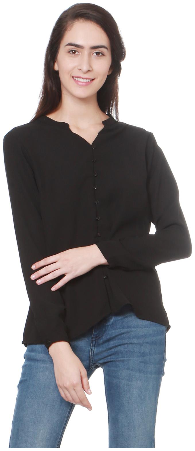 

Allen Solly Women Solid Regular top - Black