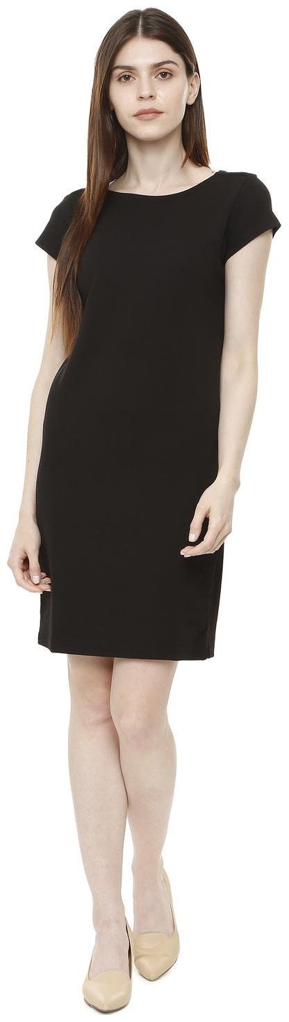 

Allen Solly Black Solid A-line dress