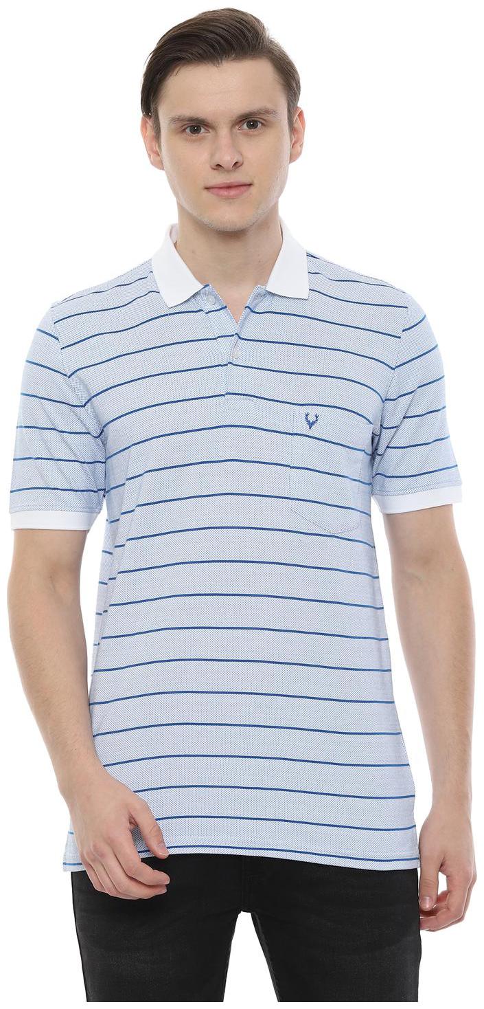 

Allen Solly Men Blue Regular fit Polyester Polo collar T-Shirt - Pack Of 1