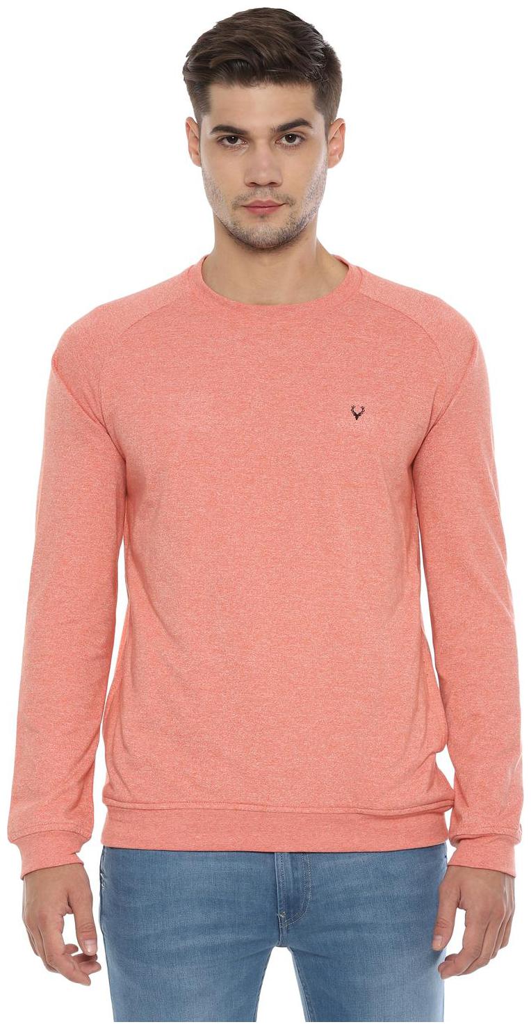 

Allen Solly Men Orange Round neck Sweatshirt