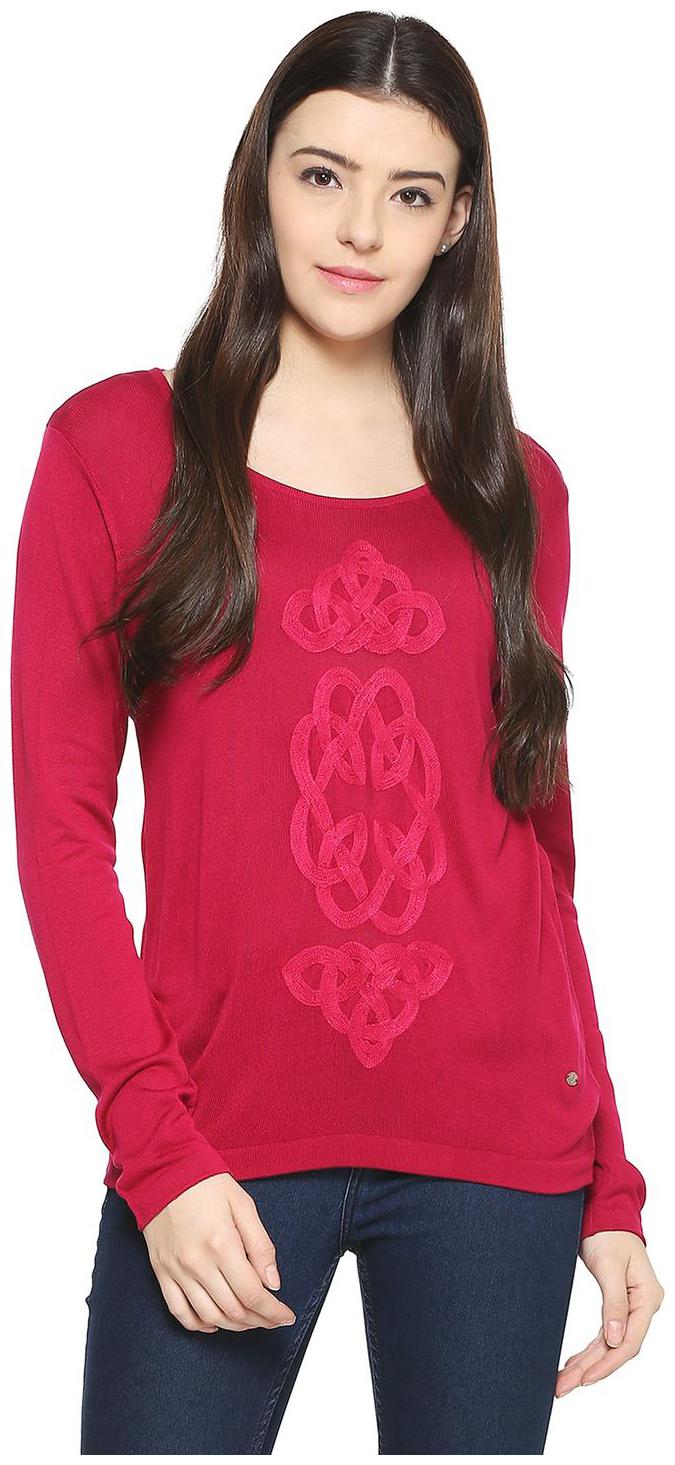 

Allen Solly Women Geometric Cape top - Pink