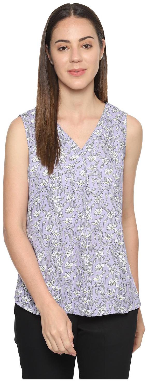 

Allen Solly Women Floral Regular top - Purple