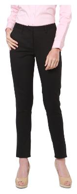 

Allen Solly Women Black Regular fit Bootcut pants