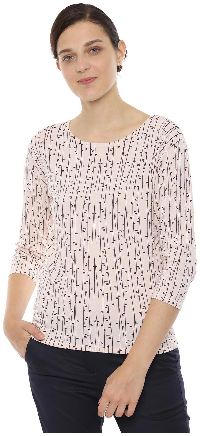 

Allen Solly Women Self design Regular top - Beige