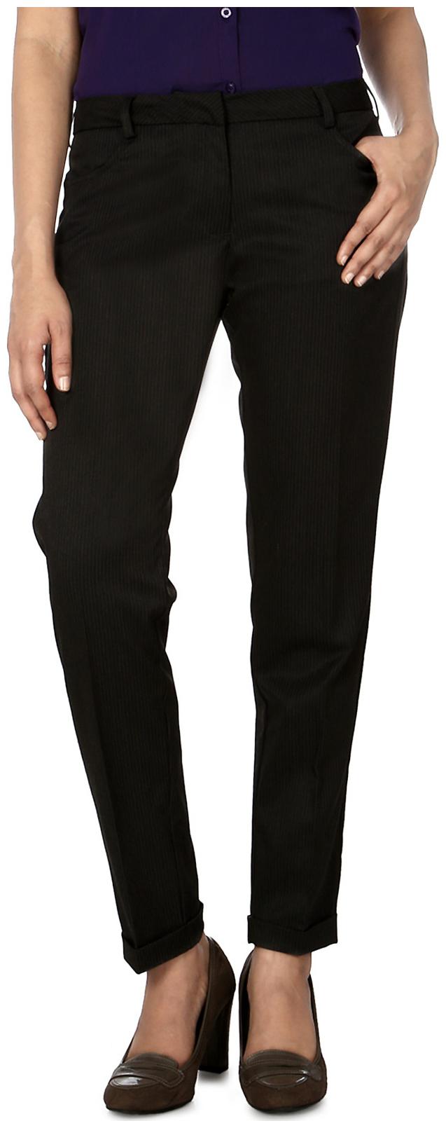 

Allen Solly Women Black Regular fit Regular pants