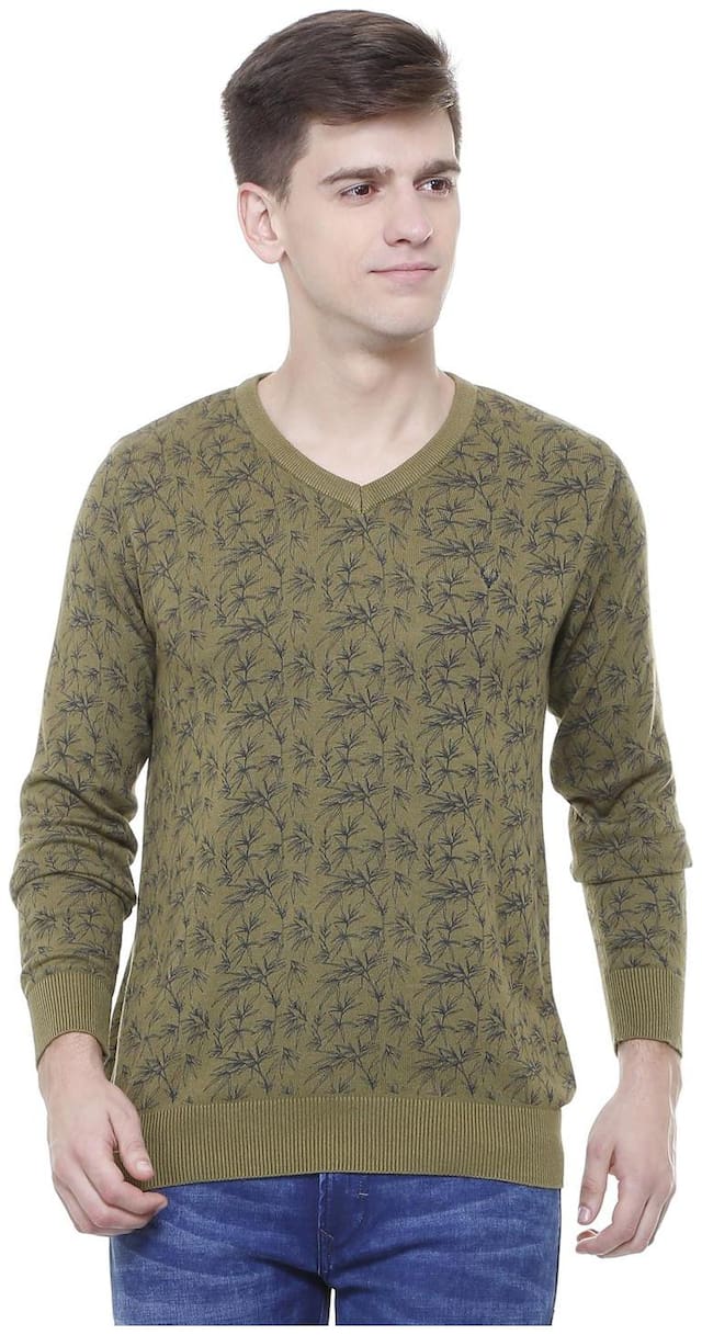 Allen Solly Olive Sweater