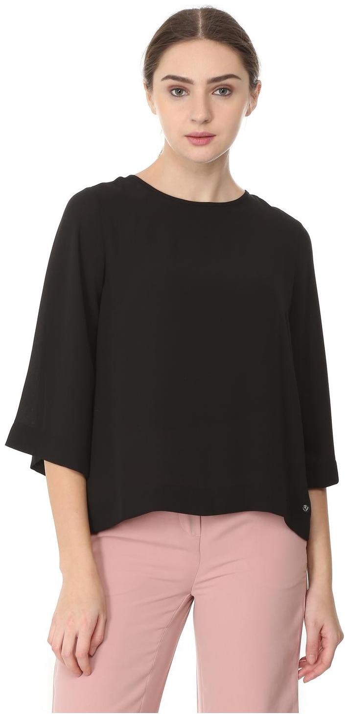 

Allen Solly Women Solid Regular top - Black