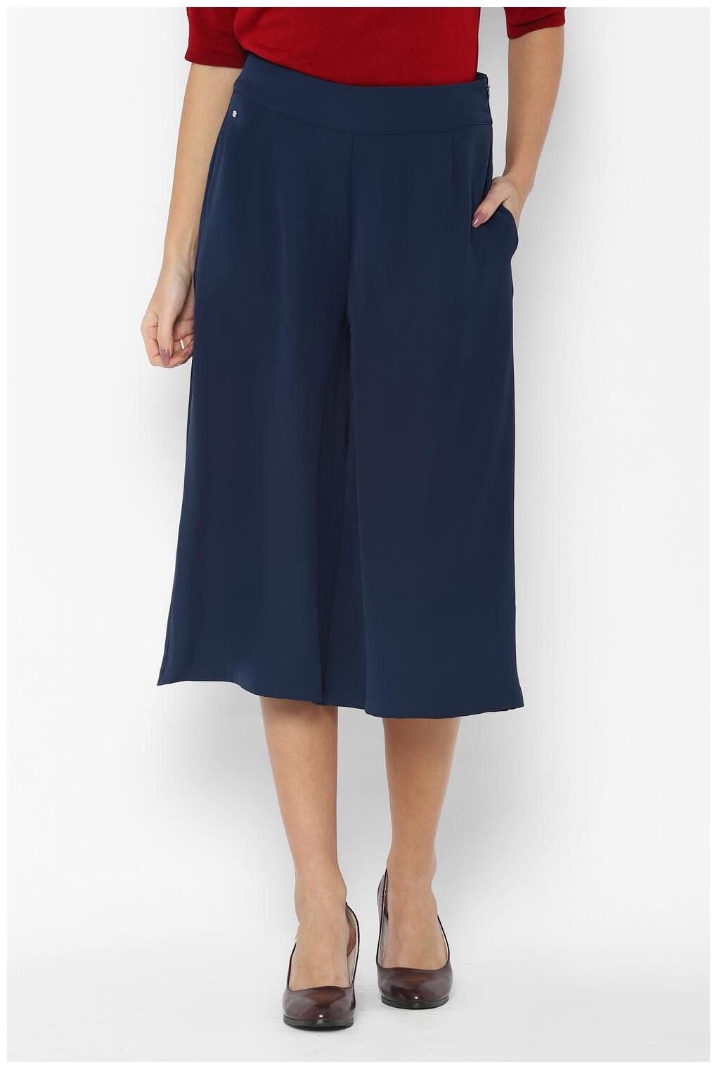

Allen Solly Women Blue Regular fit Cullotes