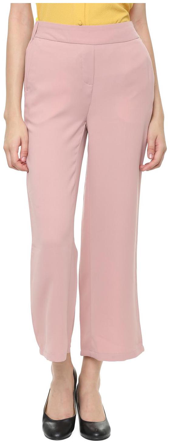 

Allen Solly Women Pink Regular fit Regular trousers