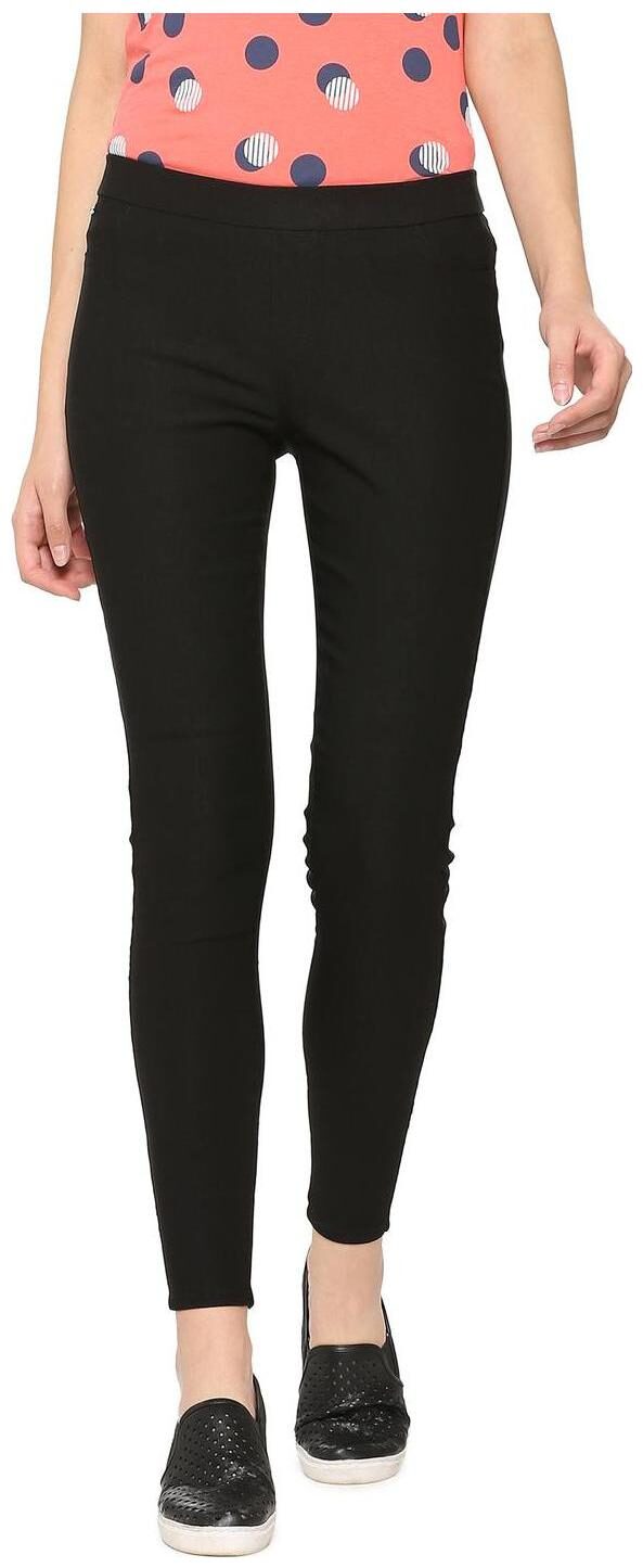 

Allen Solly Women Black Regular fit Regular trousers