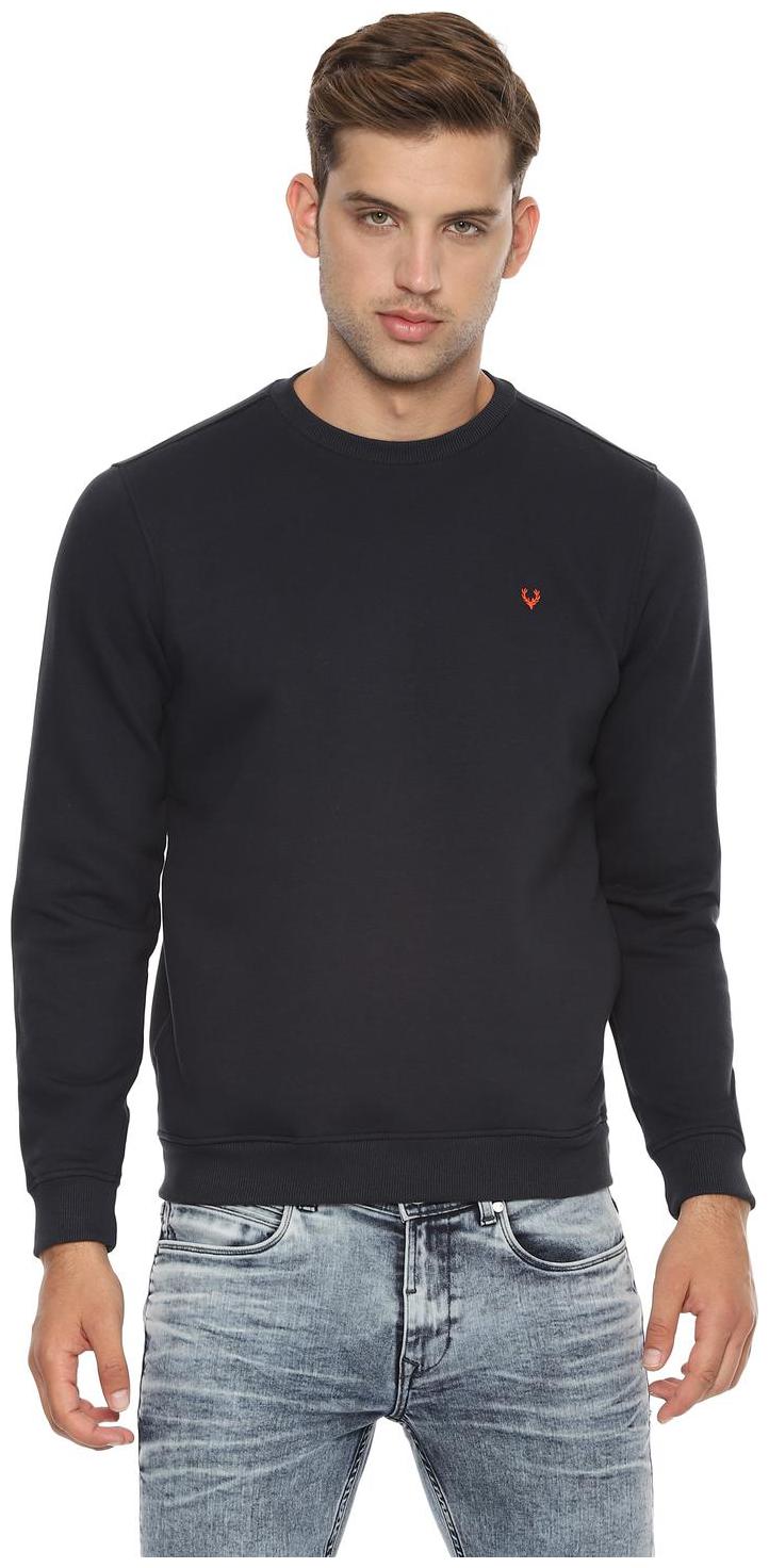 

Allen Solly Men Black Round neck Sweatshirt
