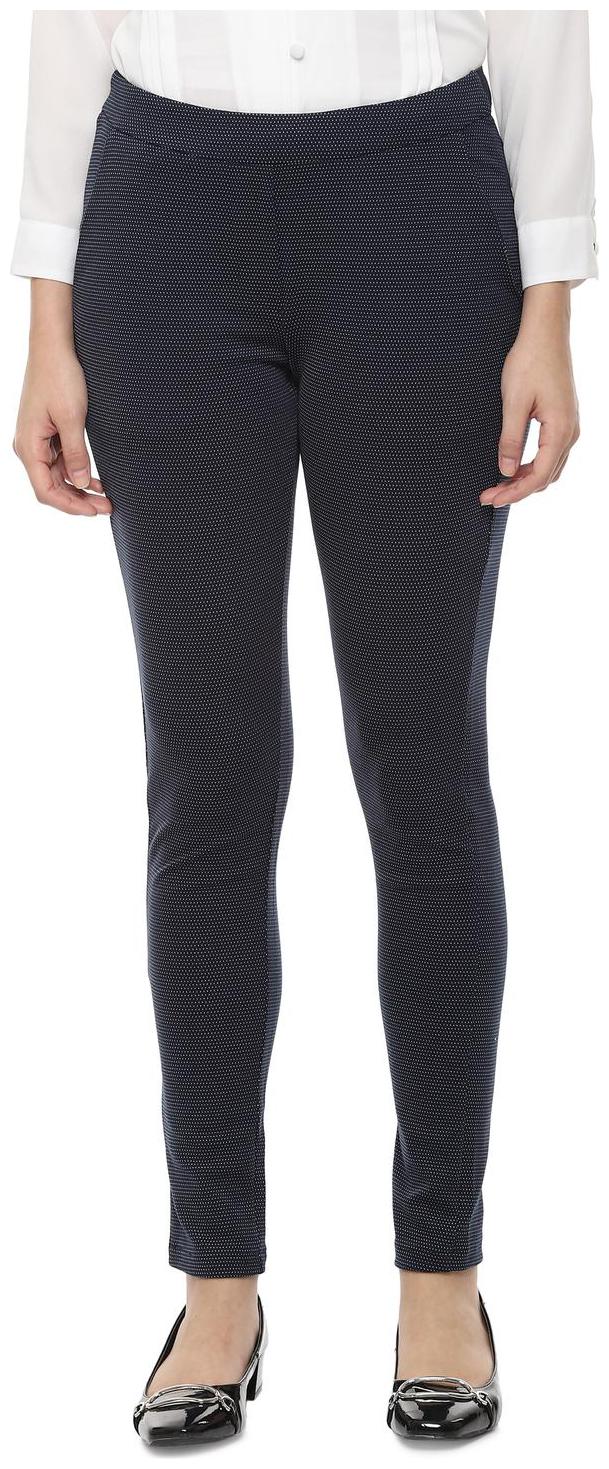 

Allen Solly Women Navy Regular fit Regular trousers