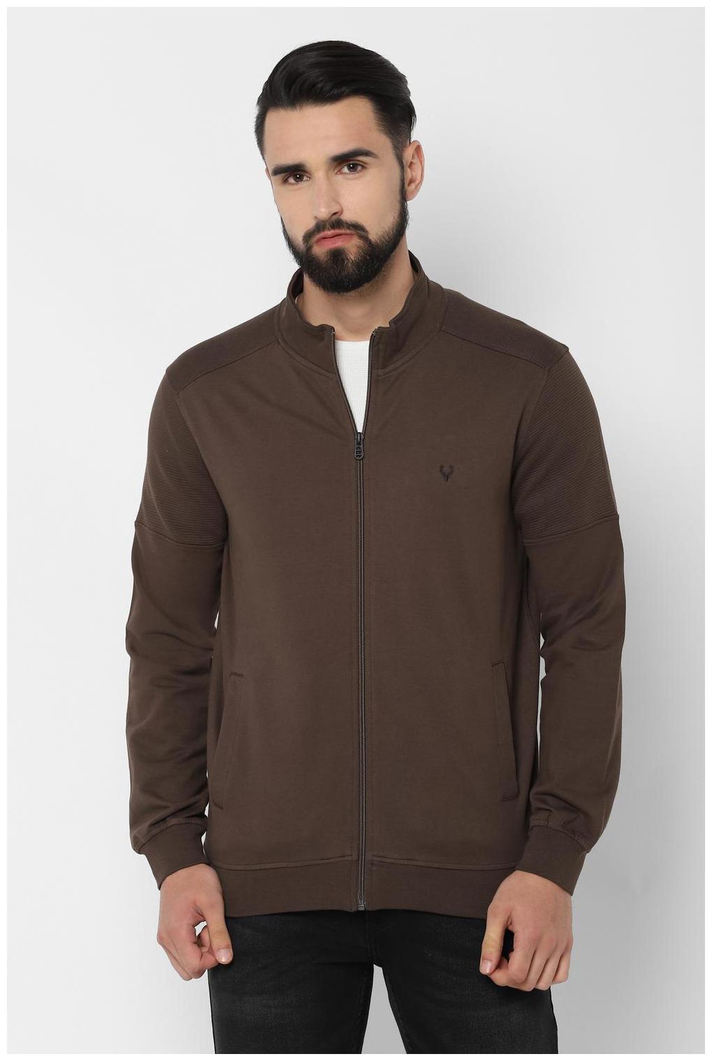 

Allen Solly Men Brown Round neck Sweatshirt