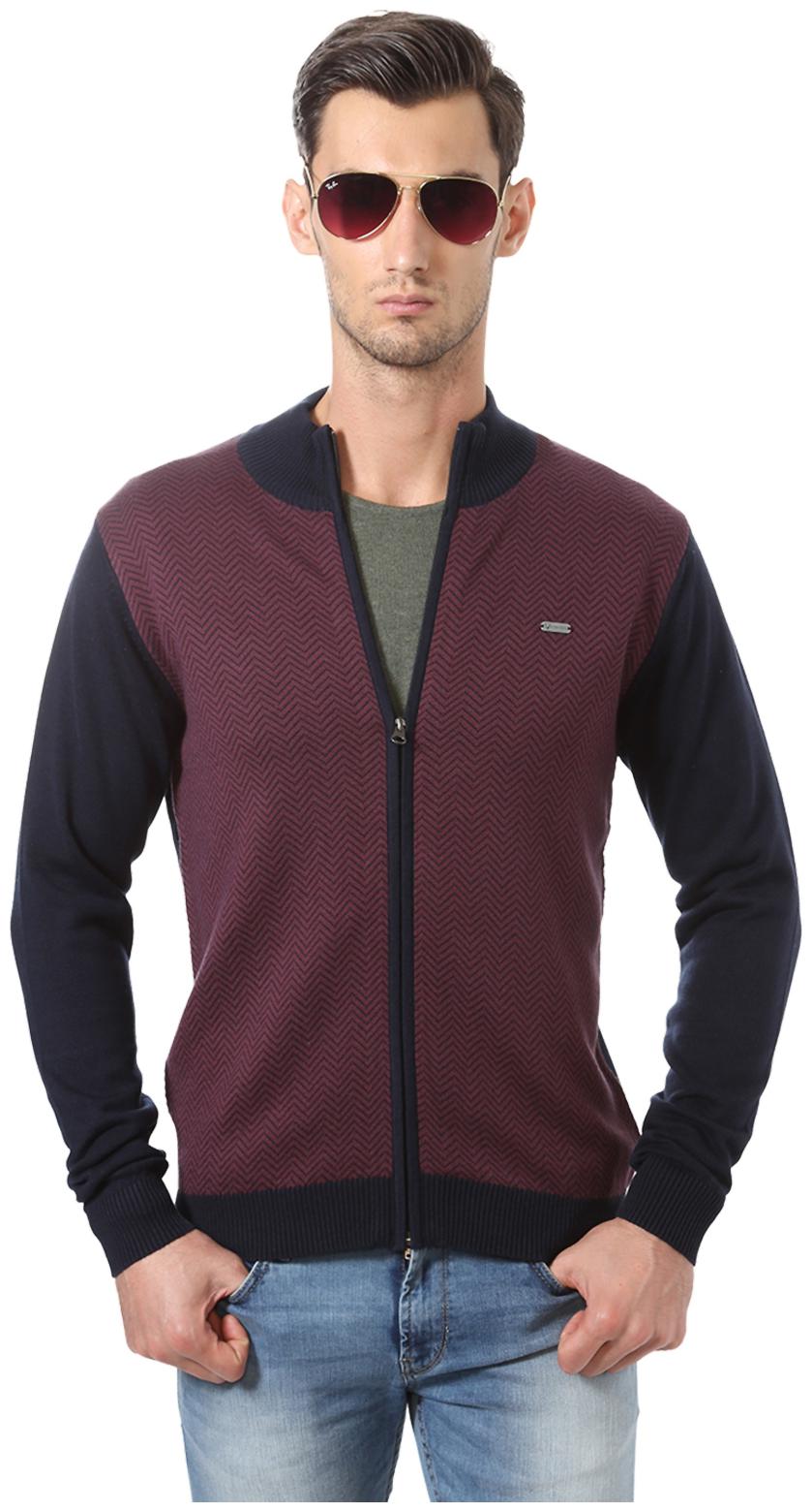 

Allen Solly Men Brown V neck Pullover